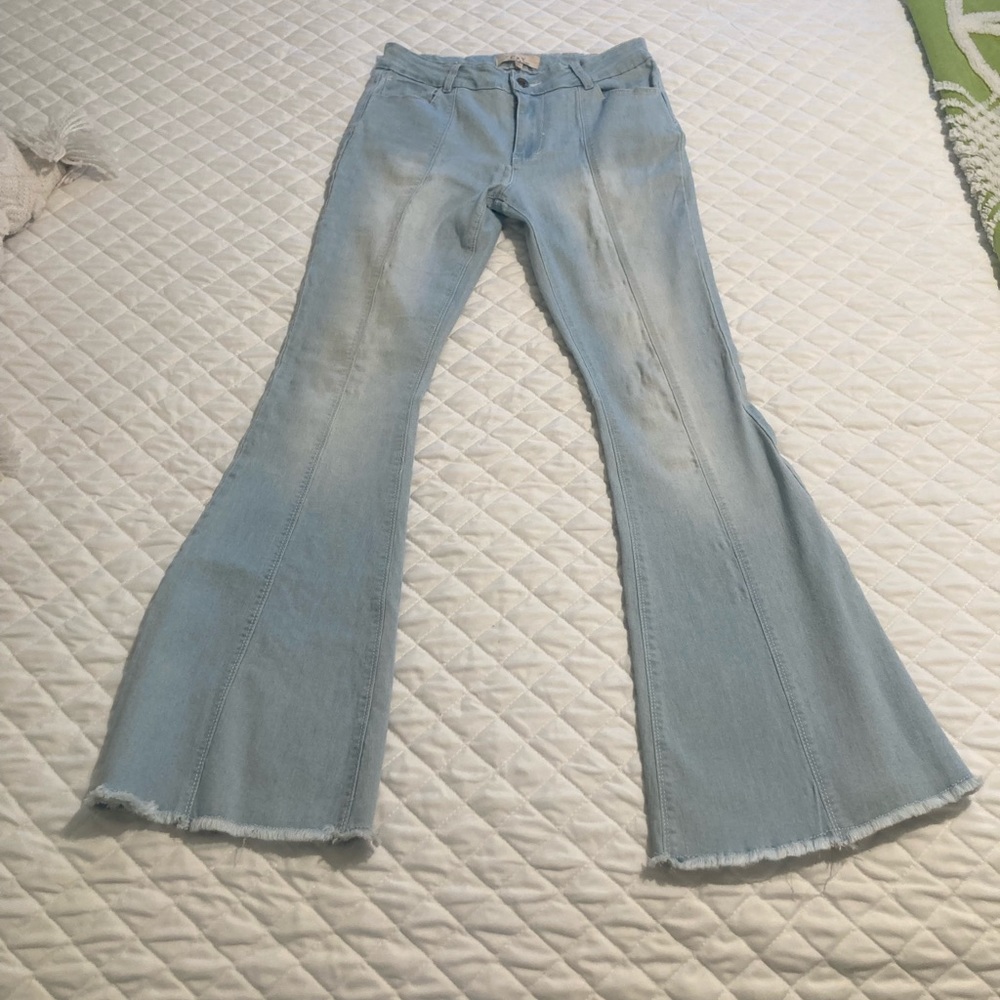 Chelsea & Violet High Rise Flare Jeans